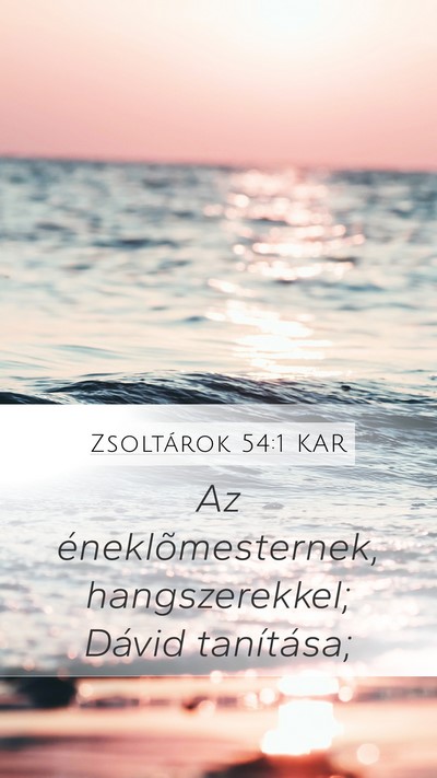 Zsoltárok 54:1 KAR Bible Verse Image