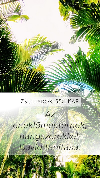 Zsoltárok 55:1 KAR Bible Verse Image