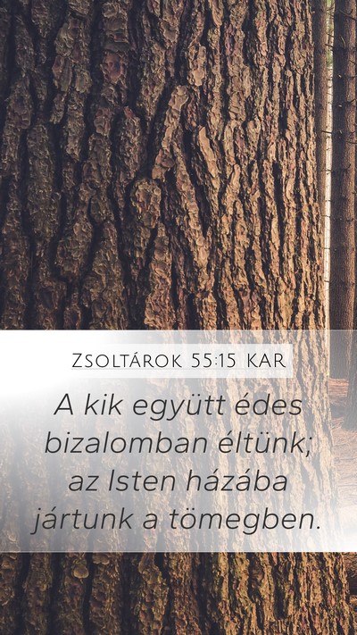 Zsoltárok 55:15 KAR Bible Verse Image