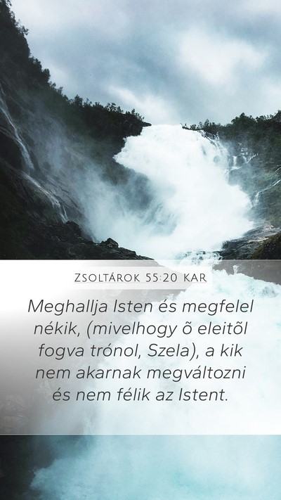 Zsoltárok 55:20 KAR Bible Verse Image