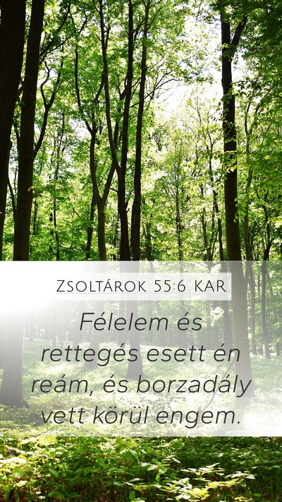 Zsoltárok 55:6 KAR Bible Verse Image