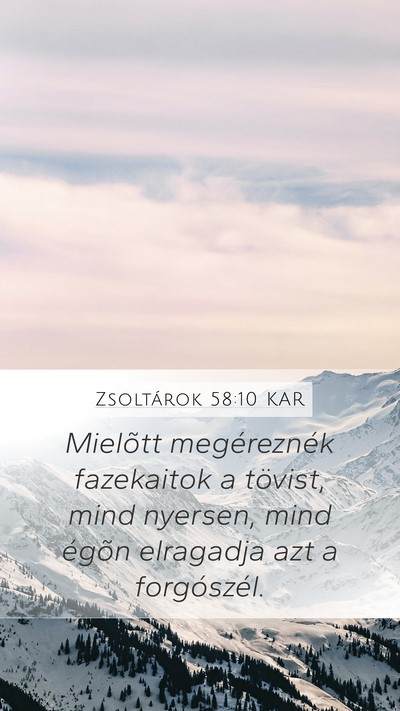 Zsoltárok 58:10 KAR Bible Verse Image