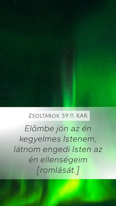 Zsoltárok 59:11 KAR Bible Verse Image