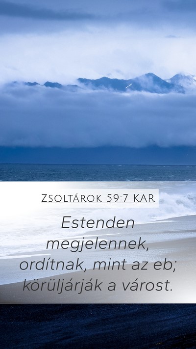 Zsoltárok 59:7 KAR Bible Verse Image