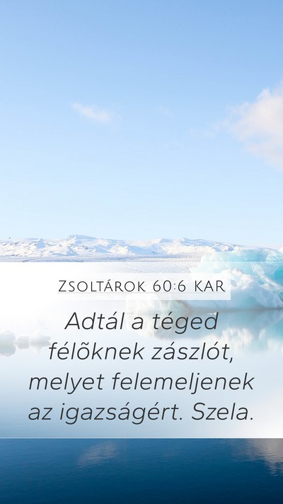 Zsoltárok 60:6 KAR Bible Verse Image