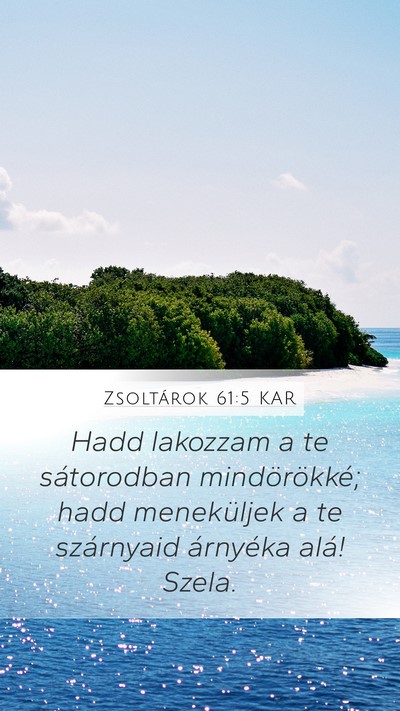 Zsoltárok 61:5 KAR Bible Verse Image