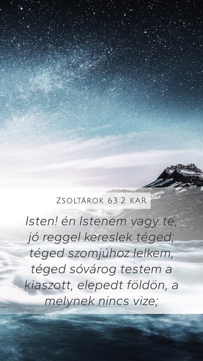 Zsoltárok 63:2 KAR Bible Verse Image