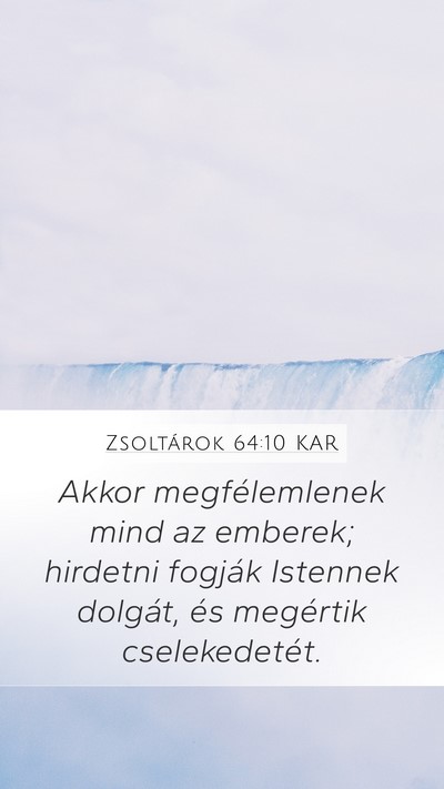 Zsoltárok 64:10 KAR Bible Verse Image