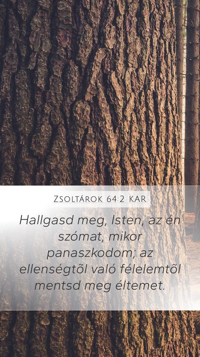 Zsoltárok 64:2 KAR Bible Verse Image