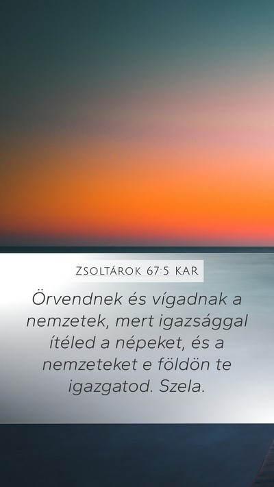 Zsoltárok 67:5 KAR Bible Verse Image