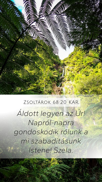 Zsoltárok 68:20 KAR Bible Verse Image