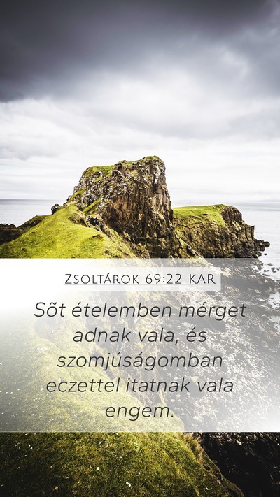 Zsoltárok 69:22 KAR Bible Verse Image
