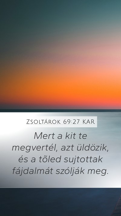 Zsoltárok 69:27 KAR Bible Verse Image