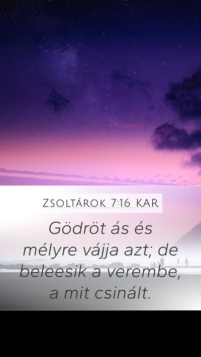 Zsoltárok 7:16 KAR Bible Verse Image