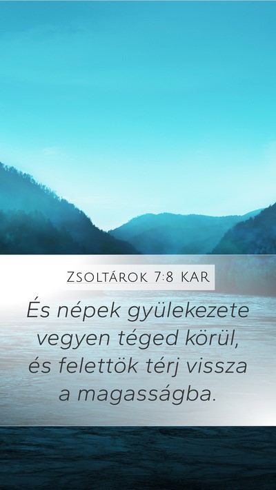 Zsoltárok 7:8 KAR Bible Verse Image