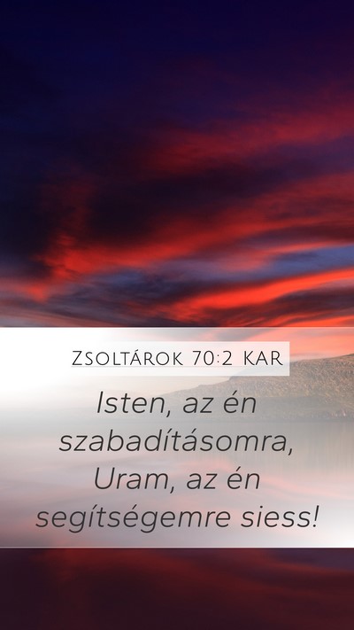 Zsoltárok 70:2 KAR Bible Verse Image
