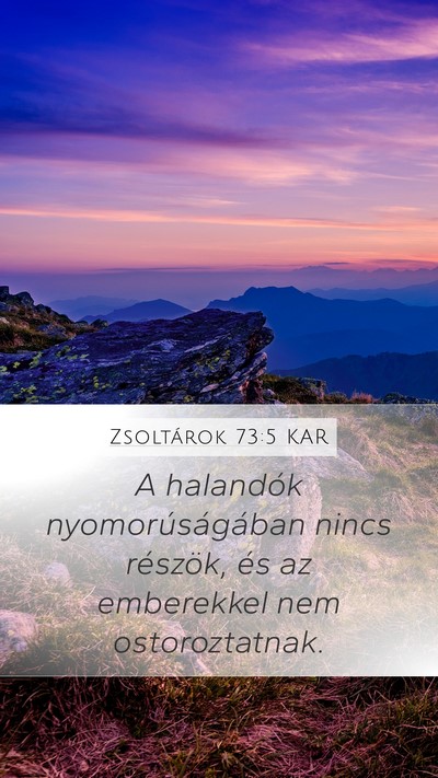 Zsoltárok 73:5 KAR Bible Verse Image