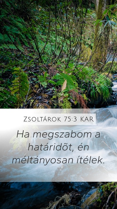 Zsoltárok 75:3 KAR Bible Verse Image