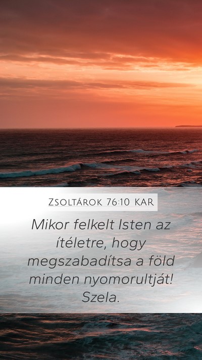 Zsoltárok 76:10 KAR Bible Verse Image