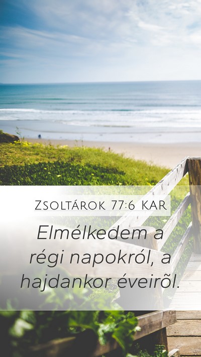 Zsoltárok 77:6 KAR Bible Verse Image