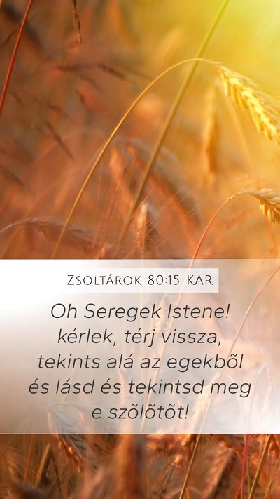 Zsoltárok 80:15 KAR Bible Verse Image