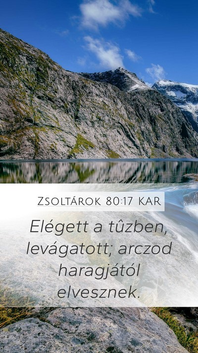 Zsoltárok 80:17 KAR Bible Verse Image
