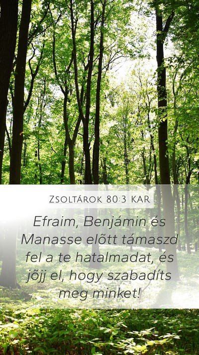 Zsoltárok 80:3 KAR Bible Verse Image