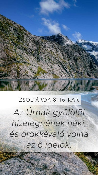 Zsoltárok 81:16 KAR Bible Verse Image