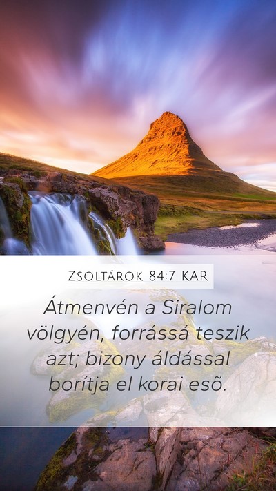 Zsoltárok 84:7 KAR Bible Verse Image