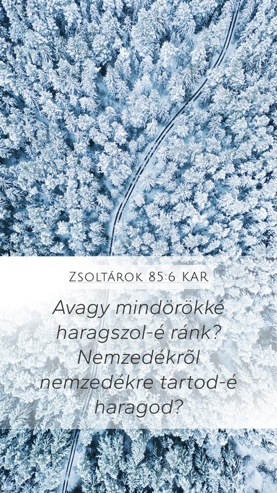 Zsoltárok 85:6 KAR Bible Verse Image