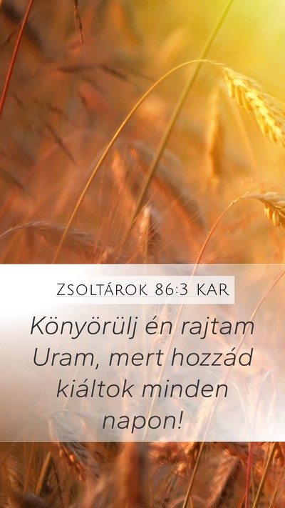 Zsoltárok 86:3 KAR Bible Verse Image