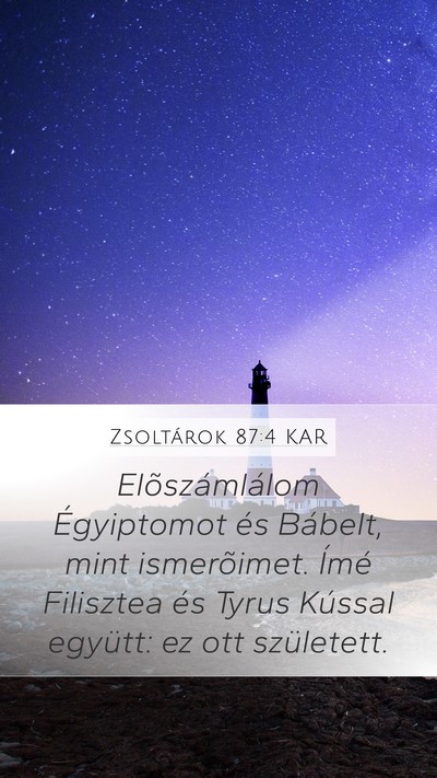 Zsoltárok 87:4 KAR Bible Verse Image