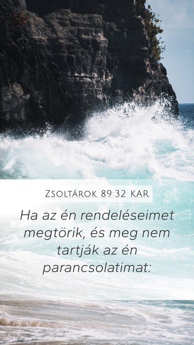 Zsoltárok 89:32 KAR Bible Verse Image