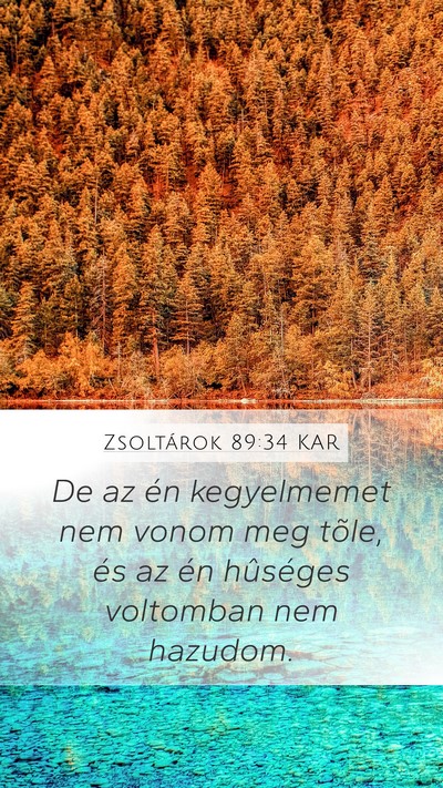 Zsoltárok 89:34 KAR Bible Verse Image