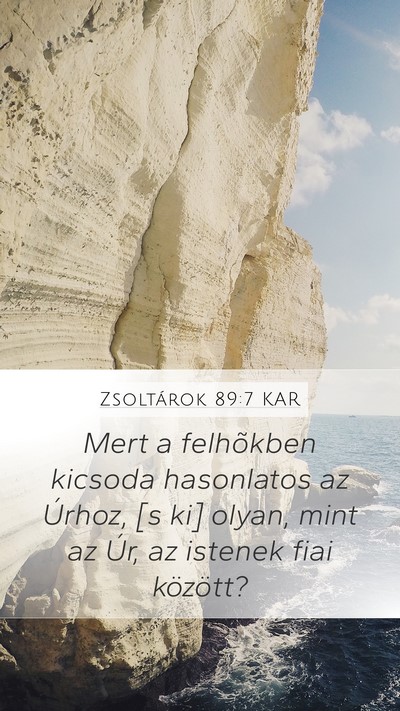 Zsoltárok 89:7 KAR Bible Verse Image