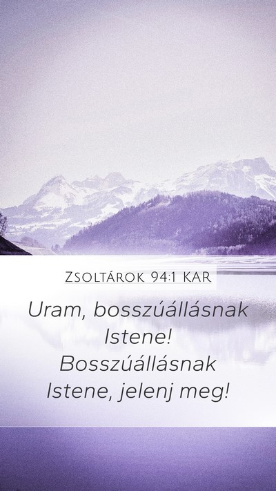 Zsoltárok 94:1 KAR Bible Verse Image