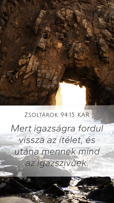 Zsoltárok 94:15 KAR Bible Verse Image