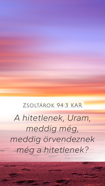 Zsoltárok 94:3 KAR Bible Verse Image