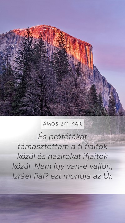 Ámos 2:11 KAR Bible Verse Image