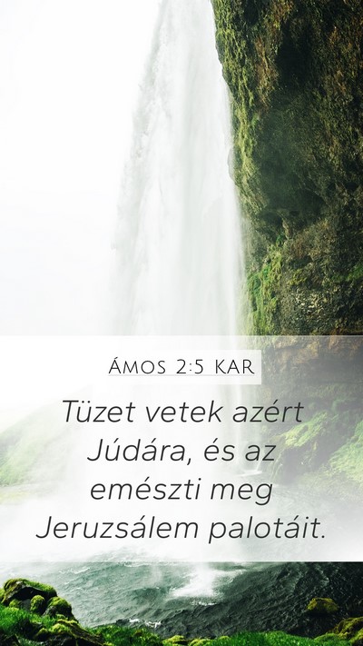 Ámos 2:5 KAR Bible Verse Image