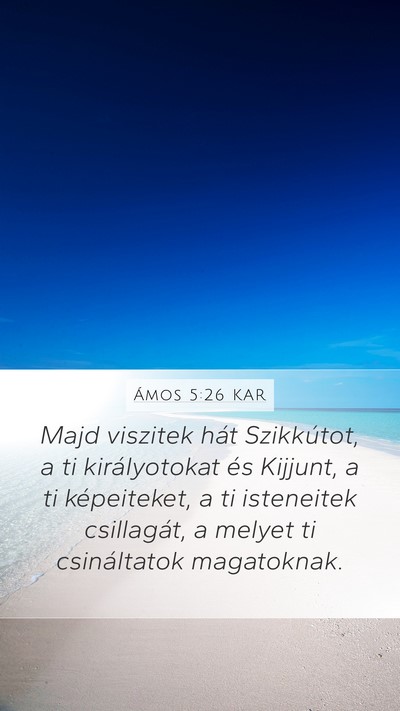 Ámos 5:26 KAR Bible Verse Image