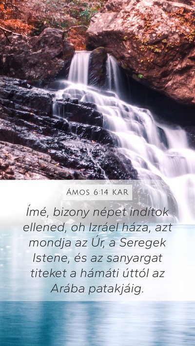 Ámos 6:14 KAR Bible Verse Image