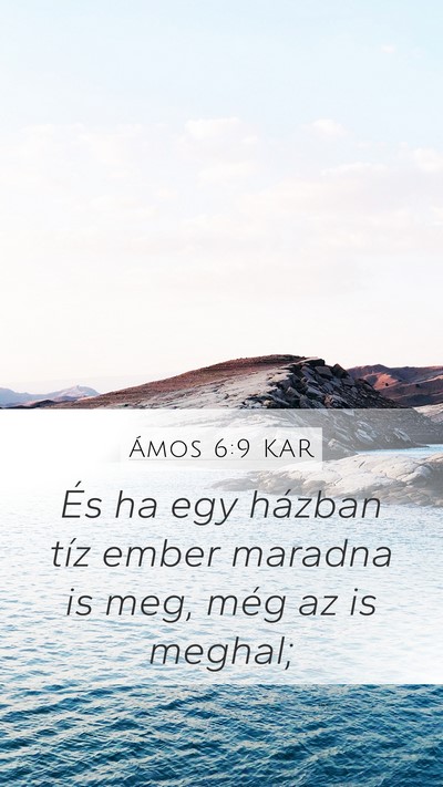 Ámos 6:9 KAR Bible Verse Image
