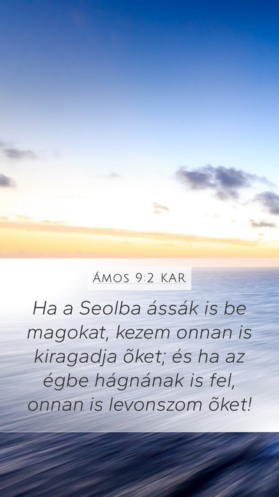 Ámos 9:2 KAR Bible Verse Image