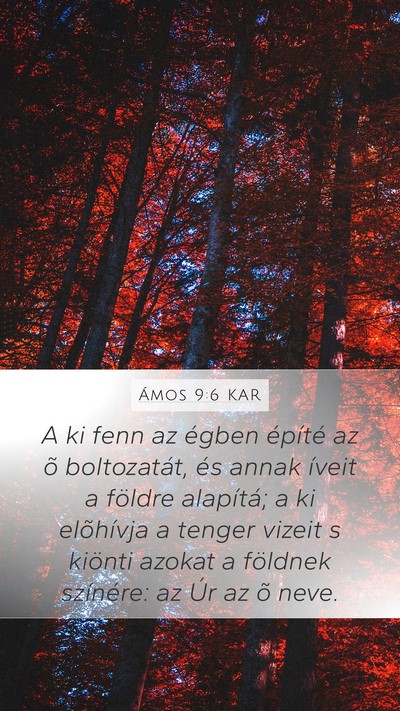 Ámos 9:6 KAR Bible Verse Image