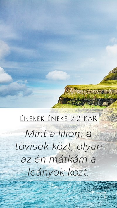 Énekek Éneke 2:2 KAR Bible Verse Image
