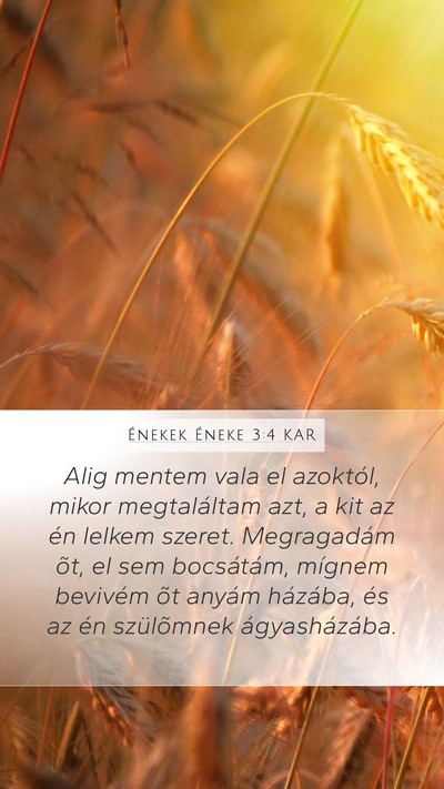 Énekek Éneke 3:4 KAR Bible Verse Image