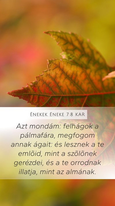Énekek Éneke 7:8 KAR Bible Verse Image