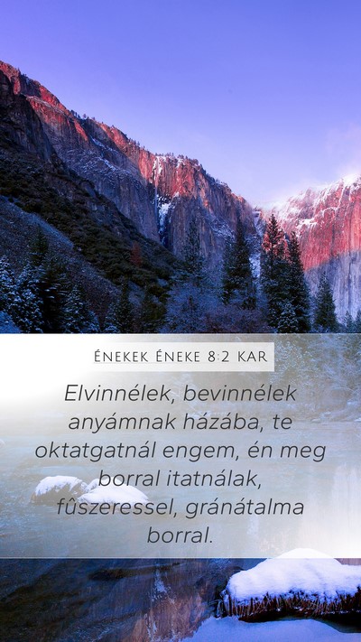 Énekek Éneke 8:2 KAR Bible Verse Image