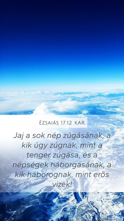 Ézsaiás 17:12 KAR Bible Verse Image